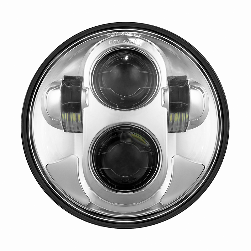 5.75 inch 50W CREE LED Projector Headlight With DRL For Motocycle