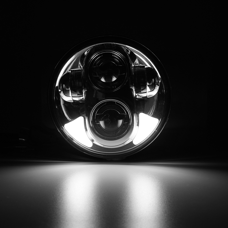 5.75 inch 50W CREE LED Projector Headlight With DRL For Motocycle