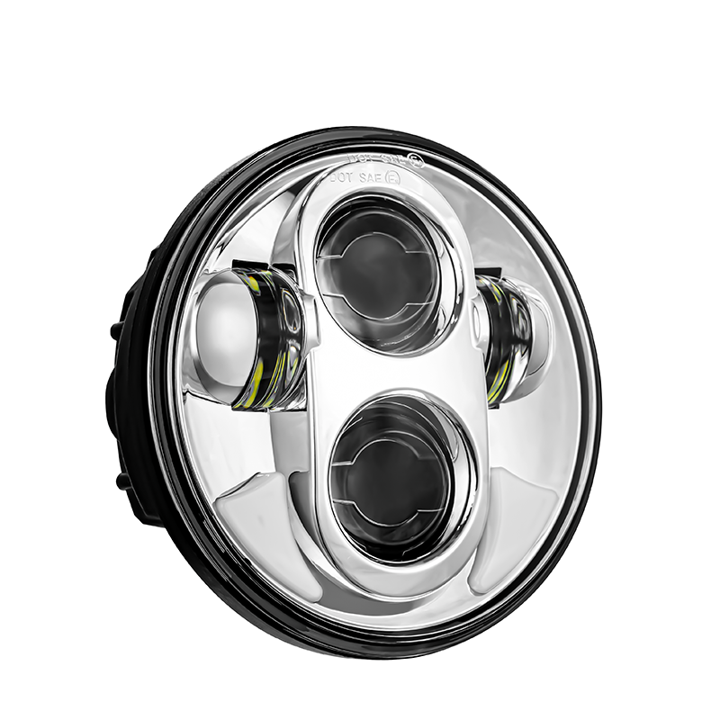 5.75 inch 50W CREE LED Projector Headlight With DRL For Motocycle