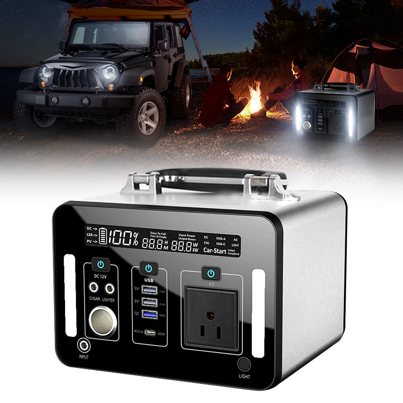 500W/1000W High Power Portable Power Station Explorer for Outdoor Off-road