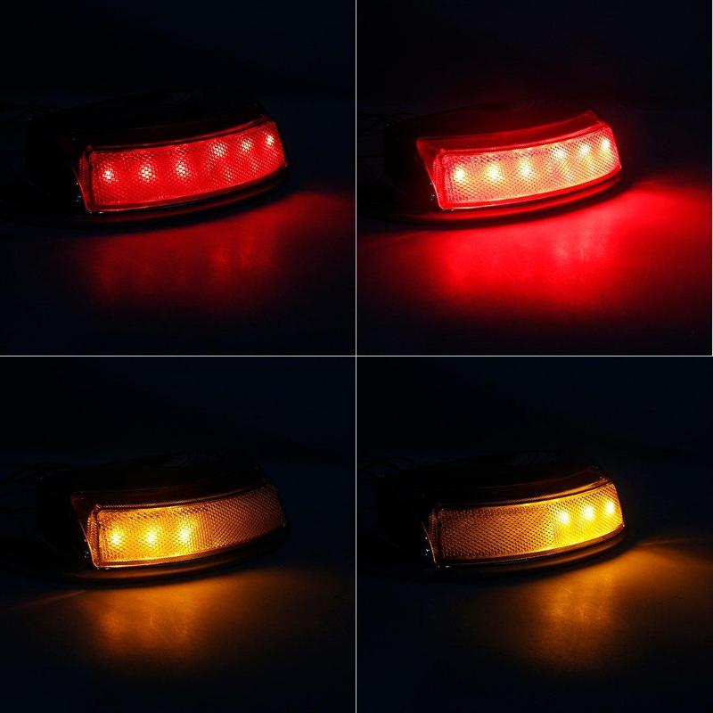 Harley 3 1/4 LED Turn Signals & Rear Fender Tip Tail Light