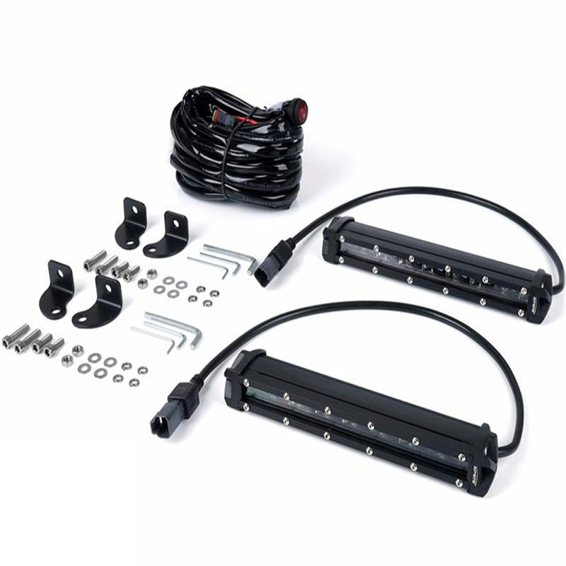 USA ONLY 4PC 8" Single Row CREE LED Grille Light Kit