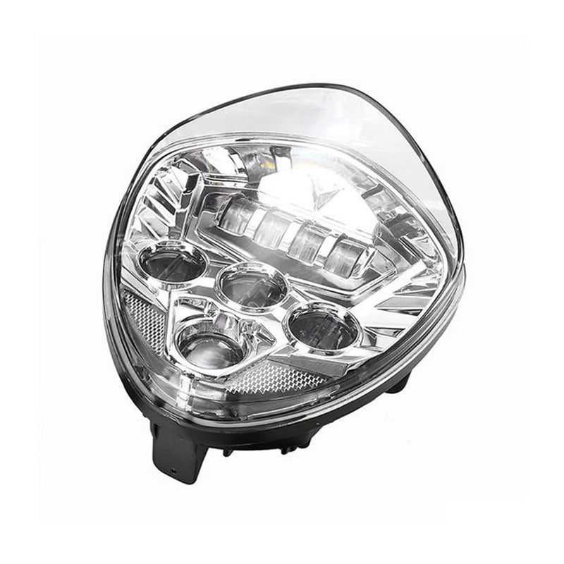 Chrome / Black Victory LED Headlight Kit Cross Country