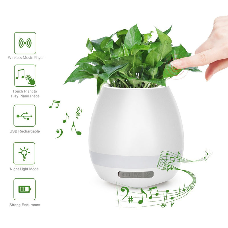 LED Rechargeable Bluetooth Music Night Light Speaker