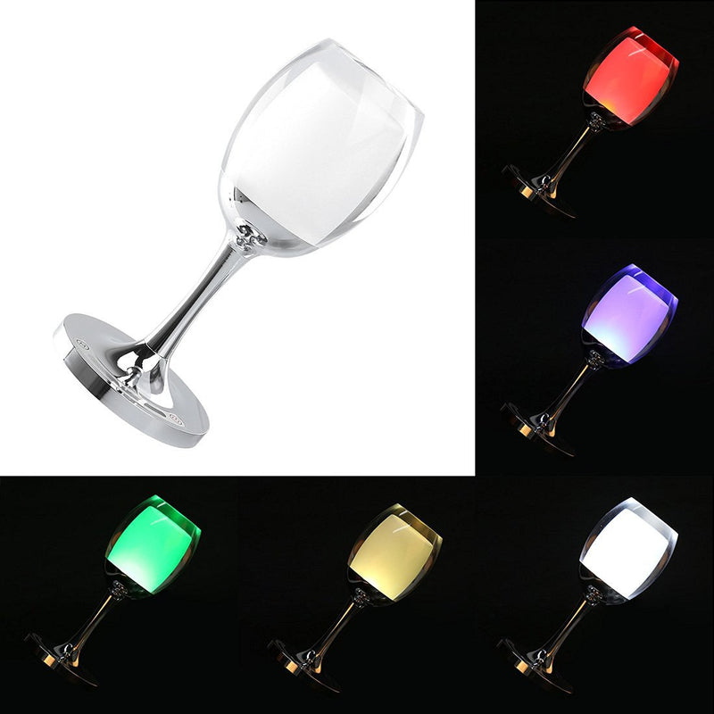7 Models 3W LED Cup Light Rechargeable RGB Magic Crystal Wine Glass Lamp - LED Factory Mart - 2