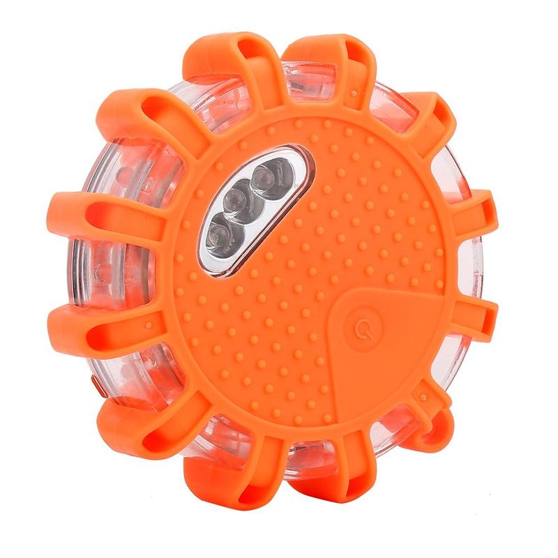 Road Flare, Flashing Warning Light Emergency Signal Warning LED Light Beacon with Magnetic Base for Car Truck Boat