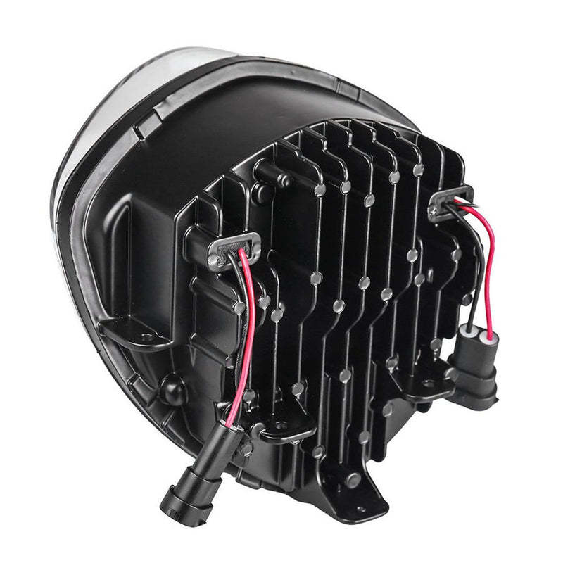 CREE LED Headlight w/Halo Ring For Victory Cross Country/Cruisers