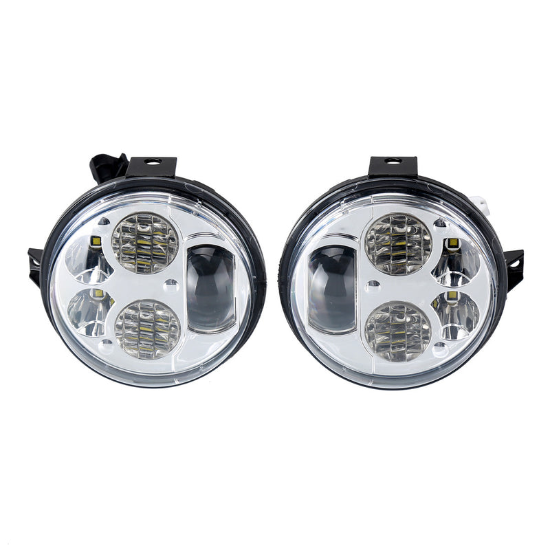 Pair 12-16 Kawasaki Brute Force 750 LED Headlights Conversion Kit - LED Factory Mart - 1