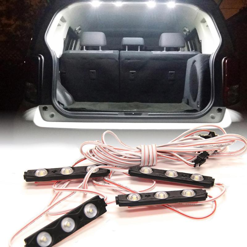 8pc White Truck Bed LED Lighting Kit