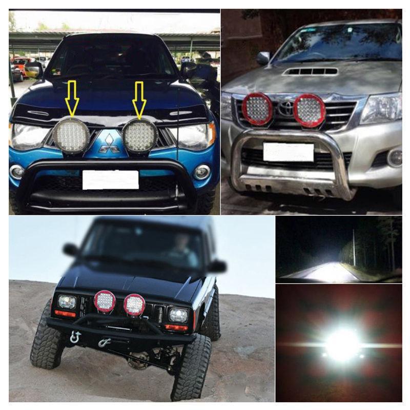 9 Inch 185W CREE LED Work Light For Jeep SUV Truck