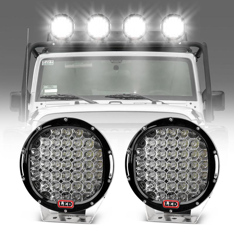9 Inch 185W CREE LED Work Light For Jeep SUV Truck