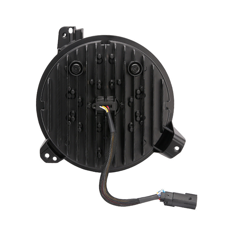 9" Halo LED Headlights With DRL & Amber Turn Signals & LED Halo Fog Lights For 2018+ Jeep Wrangler JL And Gladiator JT