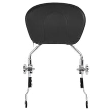 Adjustable Detachable Motorcycle Backrest Sissy Bar Pad Fit For For Harley Davidson Touring 09-later
