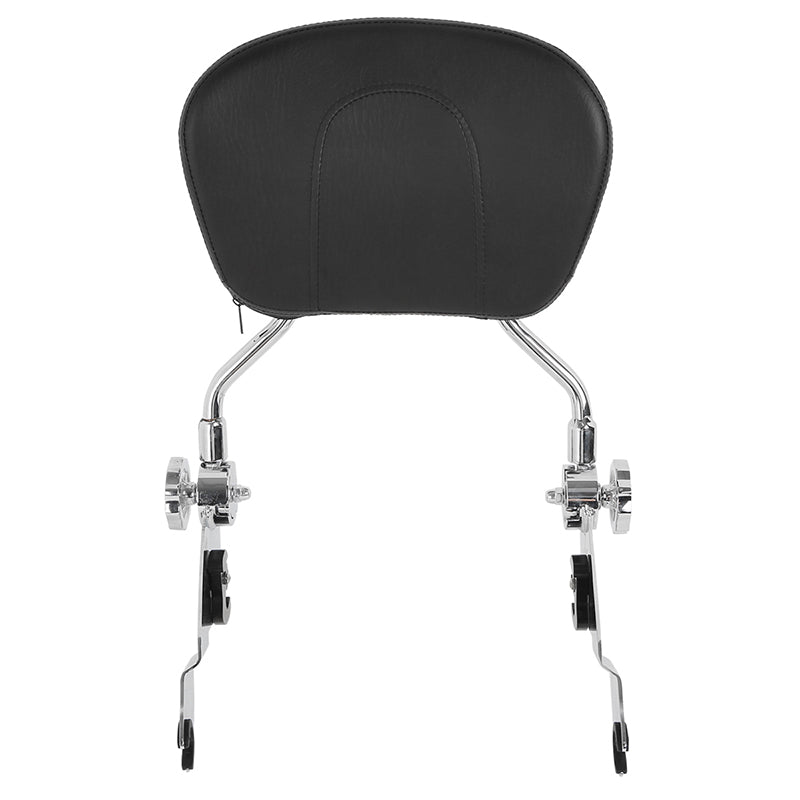 Adjustable Detachable Motorcycle Backrest Sissy Bar Pad Fit For For Harley Davidson Touring 09-later