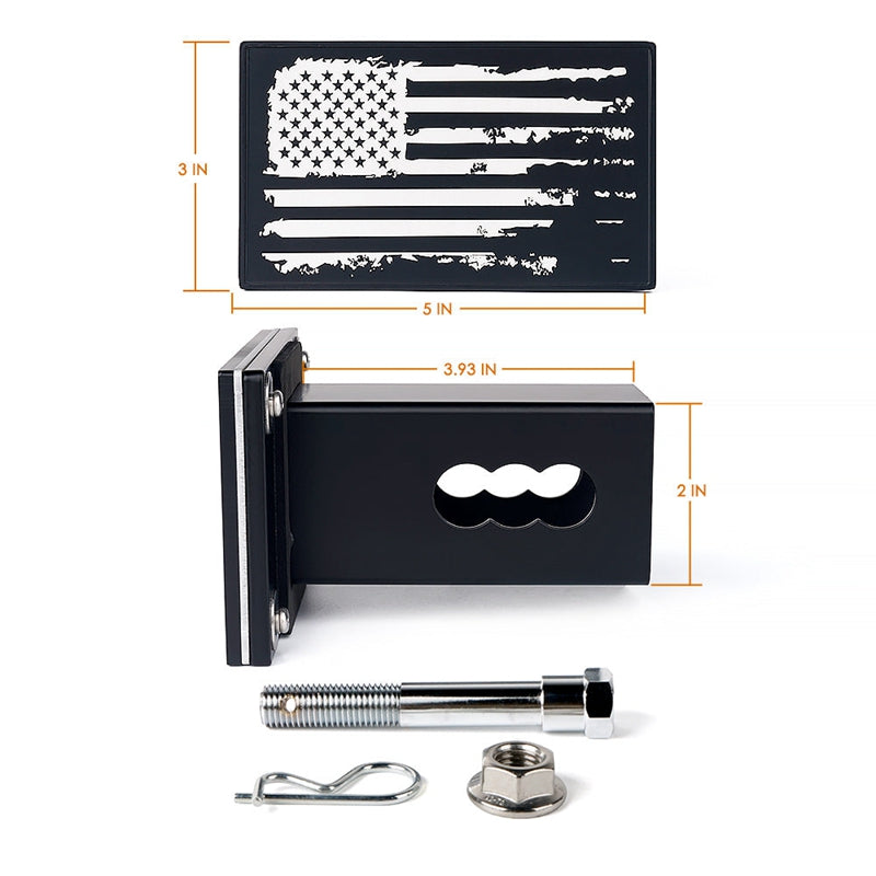 Aluminum Trailer Hitch Cover for 2" Receivers