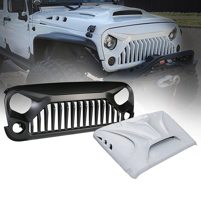 Beast Series Fiber Glass Hood and Grille