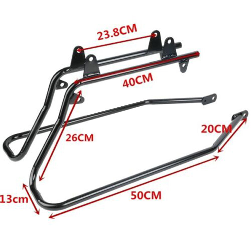 Heavy duty Saddle bag Conversion Brackets Fit For Harley Softail 84-17