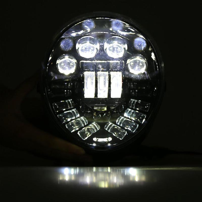 Black LED Headlight For V Rod 02-16