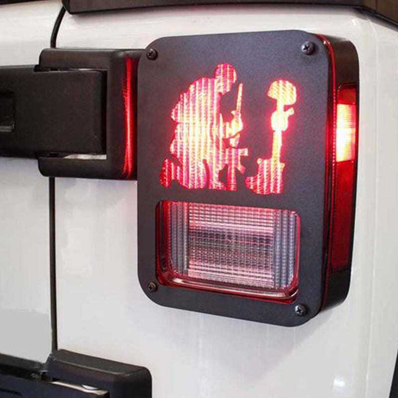 Black Rear Taillight Covers