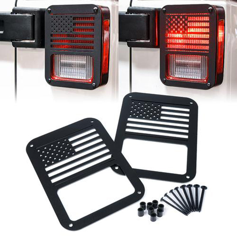 Black Rear Taillight Covers