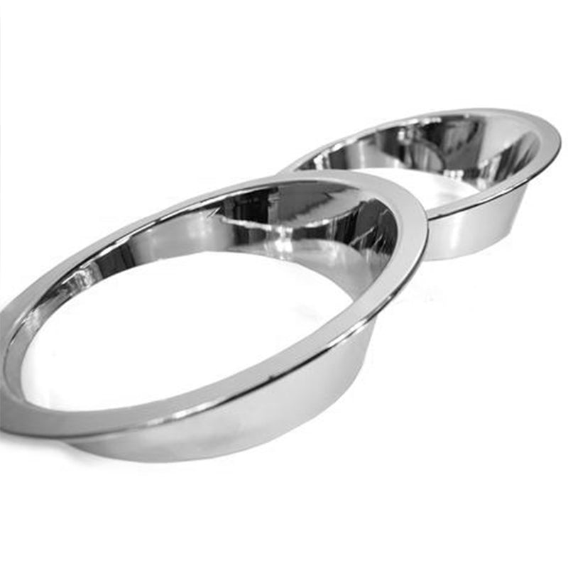 Chrome Front Bezel Cover For Headlight