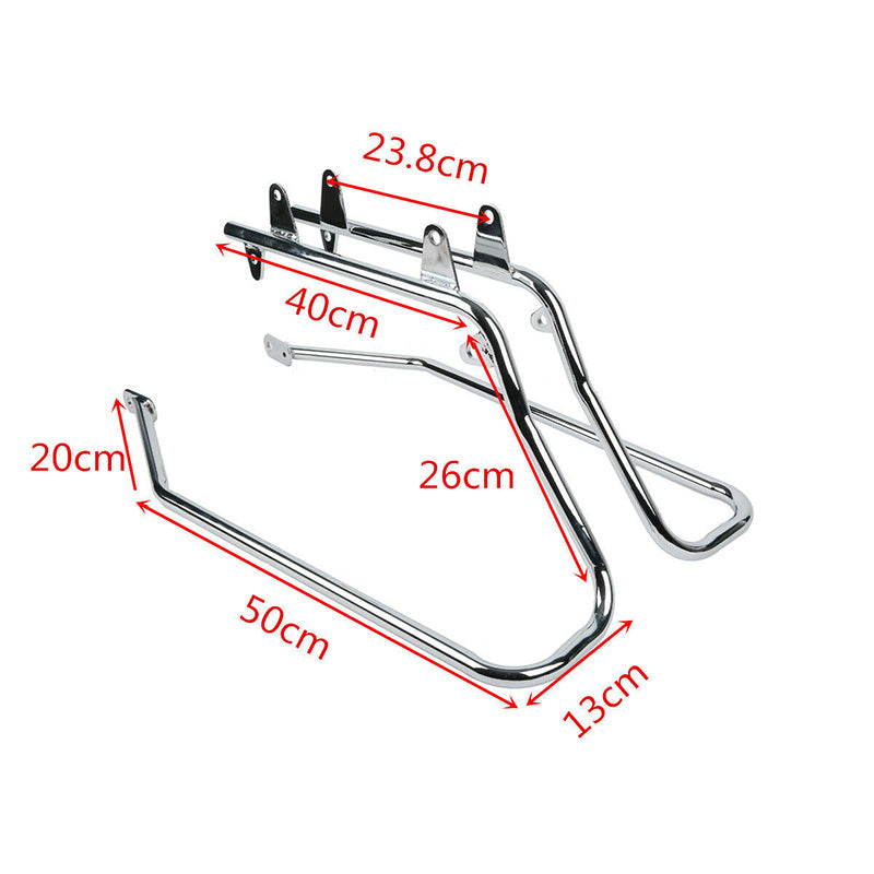 Heavy duty Saddle bag Conversion Brackets Fit For Harley Softail 84-17