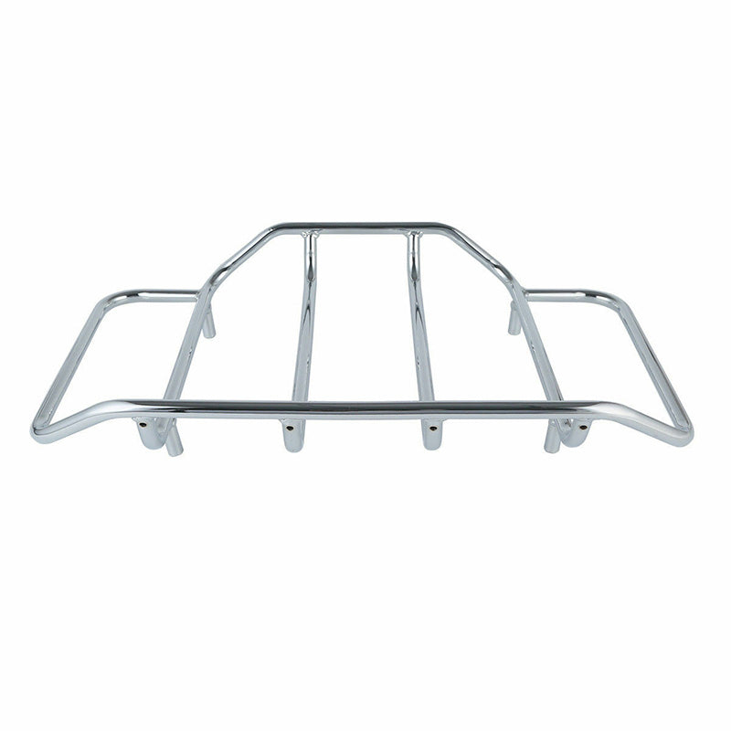 Chrome Luggage Rack Fit For Harley Tour Pak Touring Road King Street Glide 84-20