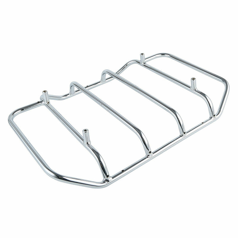 Chrome Luggage Rack Fit For Harley Tour Pak Touring Road King Street Glide 84-20