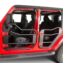 Crossbar Style Tube Doors with Side View Mirror for 2018+ Wrangler JL 4 Door