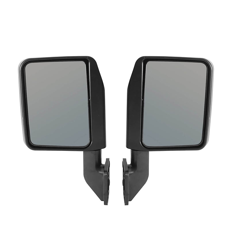 Crossbar Style Tube Doors with Side View Mirror for 2018+ Wrangler JL 4 Door