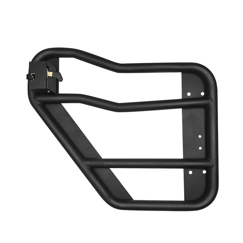 Crossbar Style Tube Doors with Side View Mirror for 2018+ Wrangler JL 4 Door