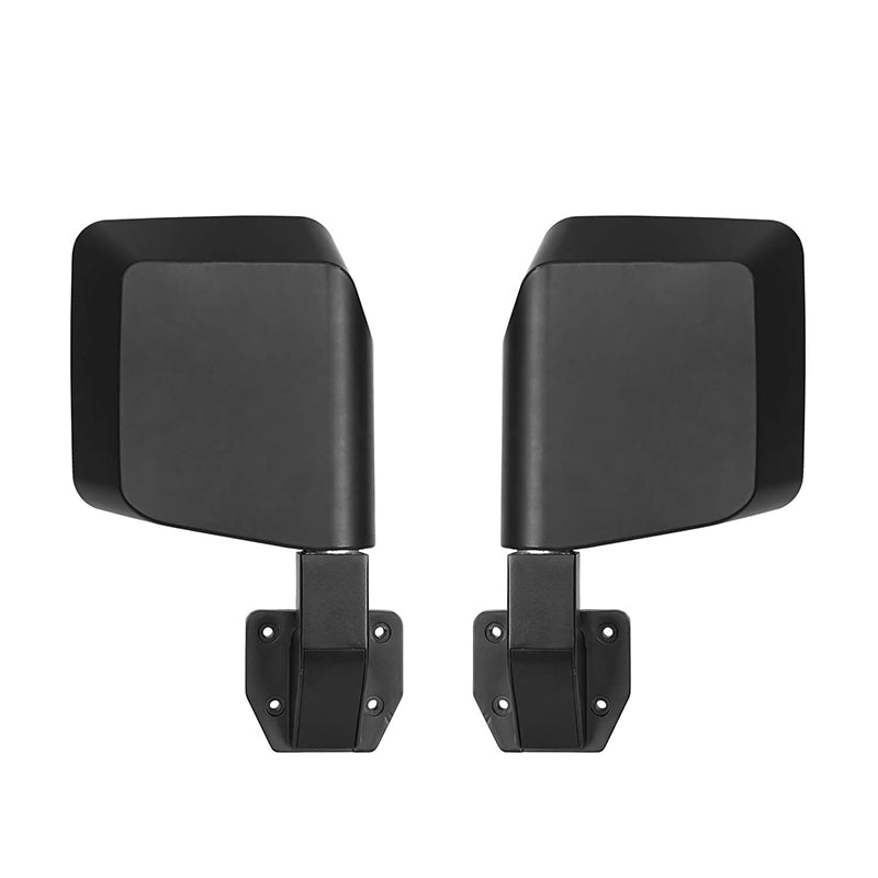 Crossbar Style Tube Doors with Side View Mirror for 2018+ Wrangler JL 4 Door