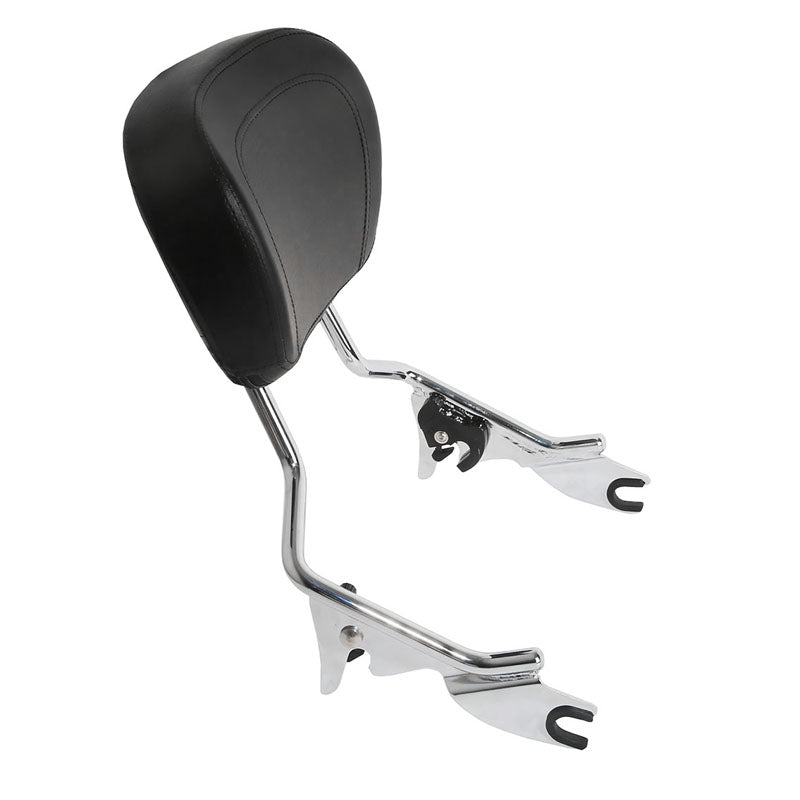 Detachable Motorcycle Backrest Sissy Bar Pad W/Pad For Harley Davidson Touring 09-Later