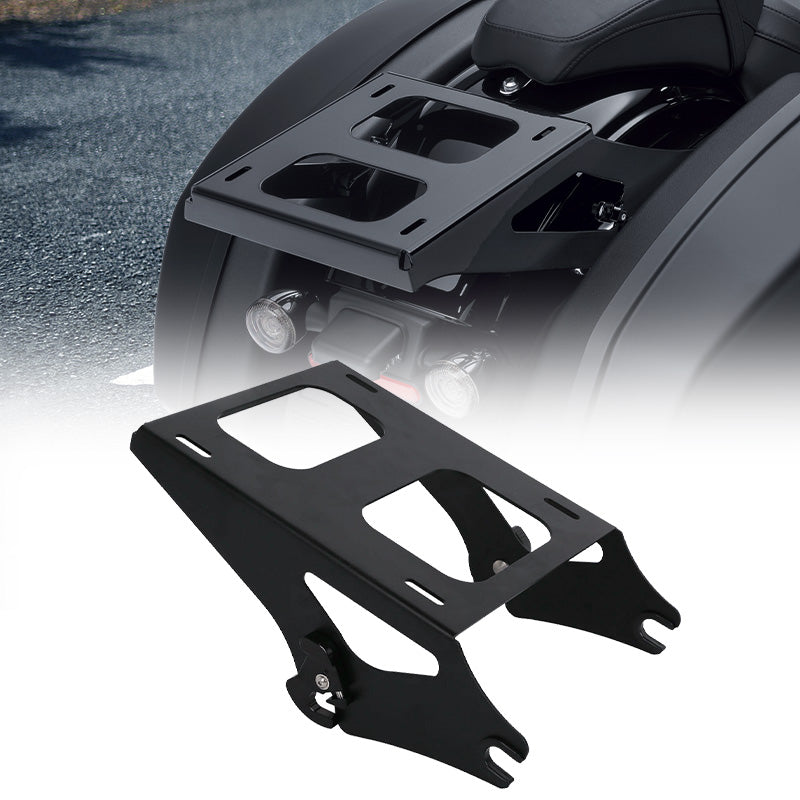 Detachable Pack Trunk Rack Fit For Harley Tour Pak Road King Street Glide 14-20