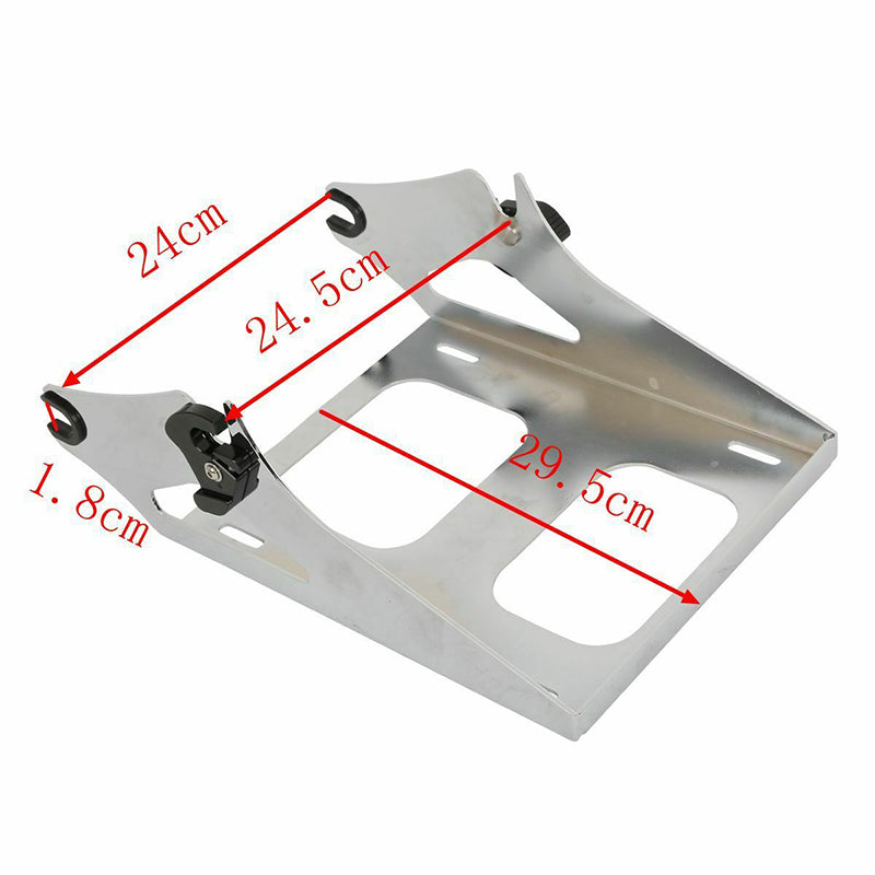 Detachable Pack Trunk Rack Fit For Harley Tour Pak Road King Street Glide 14-20