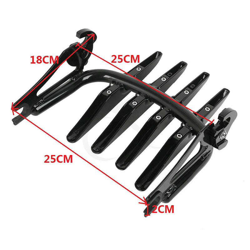 Detachable Stealth Luggage Rack For Harley Touring Street Electra Glide 09-20