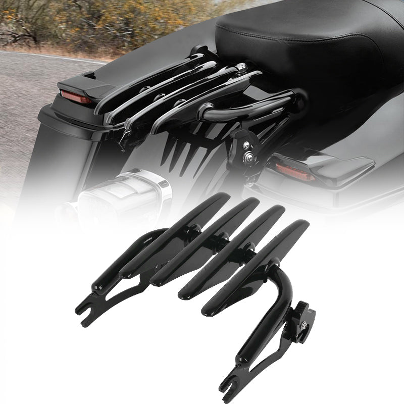 Detachable Stealth Luggage Rack For Harley Touring Street Electra Glide 09-20