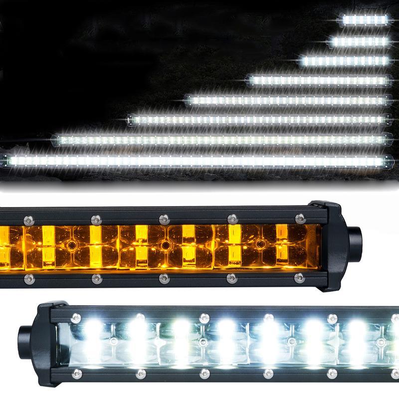 Double Row Philips LED Light Bar With Amber Back Light