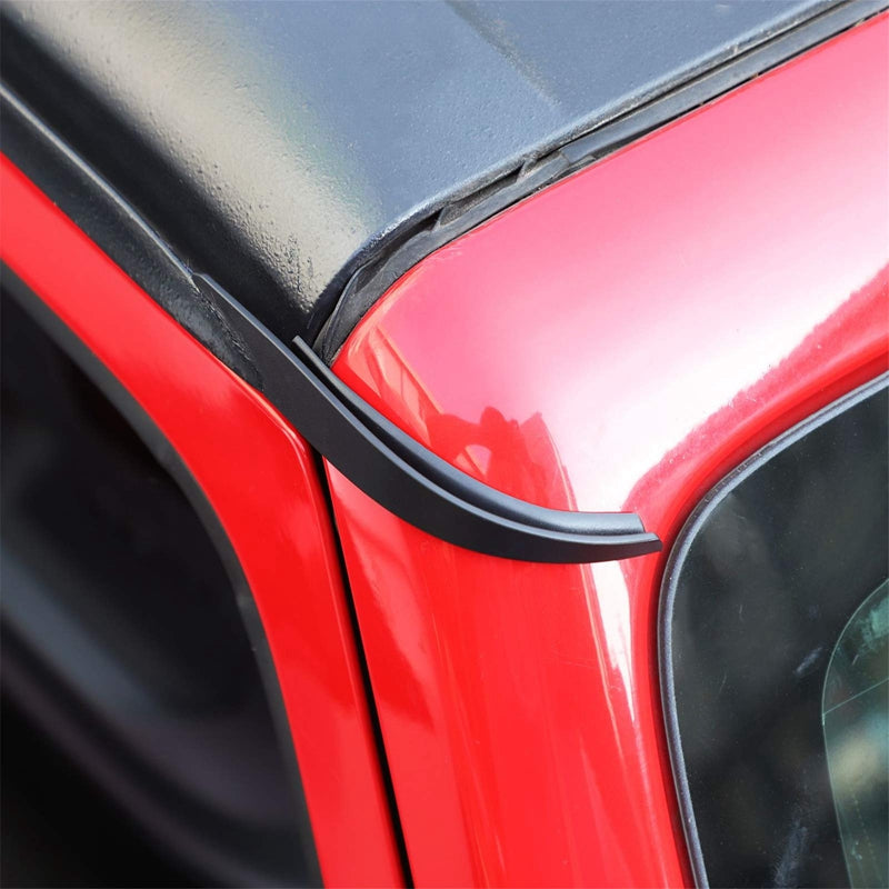 Rain Diverter Gutter Extension for Jeep Wrangler JK 2007-2018