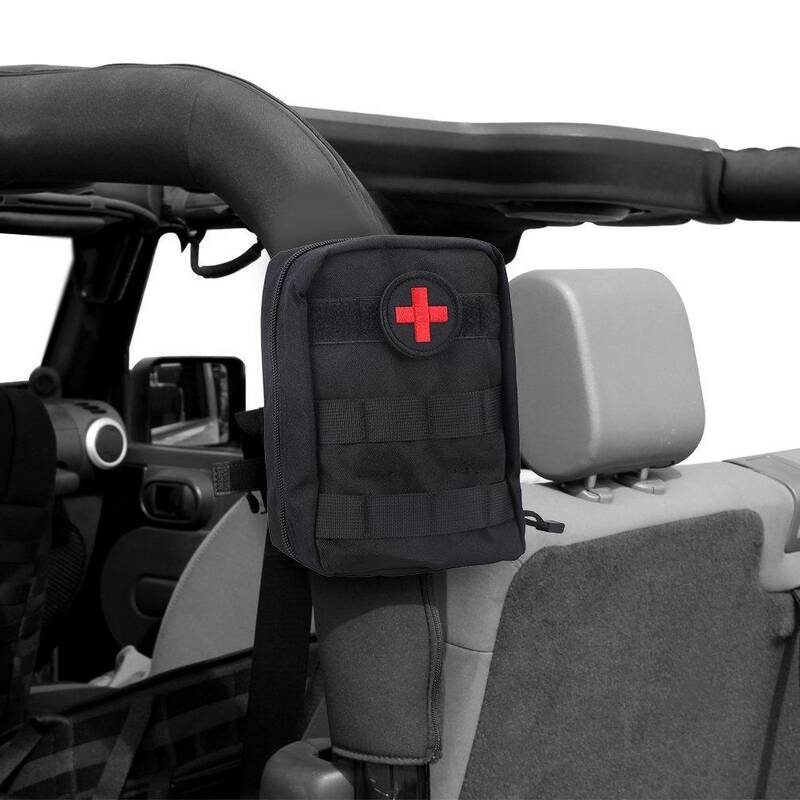 First Aid Bag Kit Emergency Storage Bag For Jeep Wrangler All Models