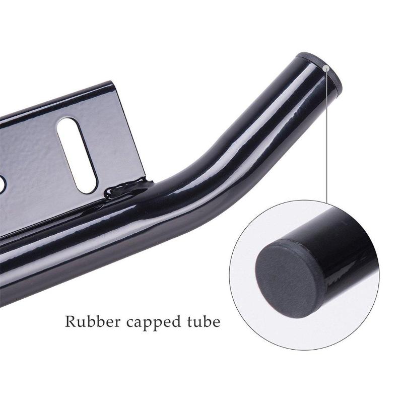 Front Bumper License Plate Mounting Bracket Black 
