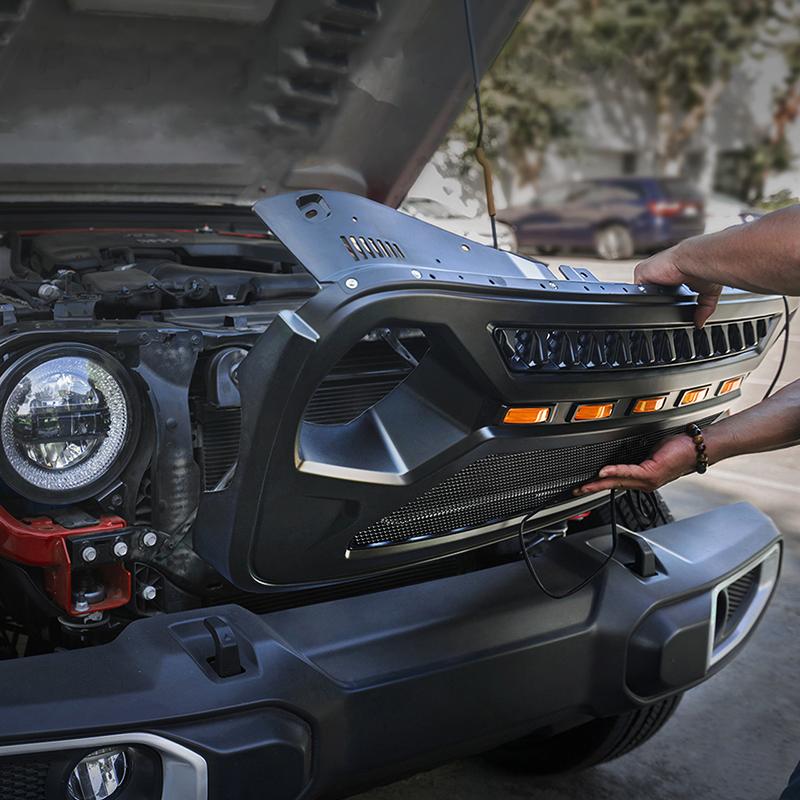 JL Mesh Grille with Amber Lights