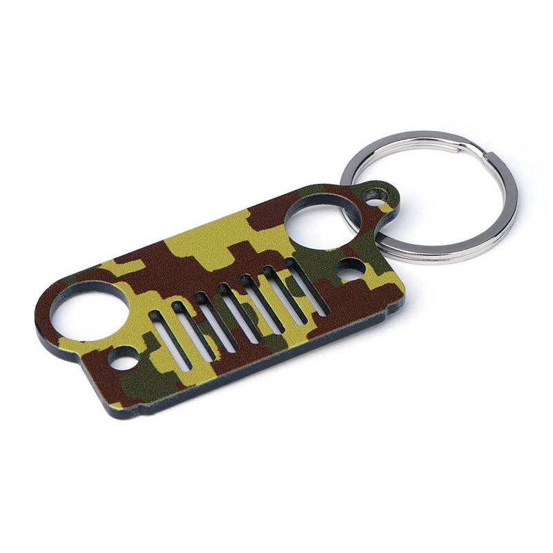 Green Jeep Wrangler JK Keychain