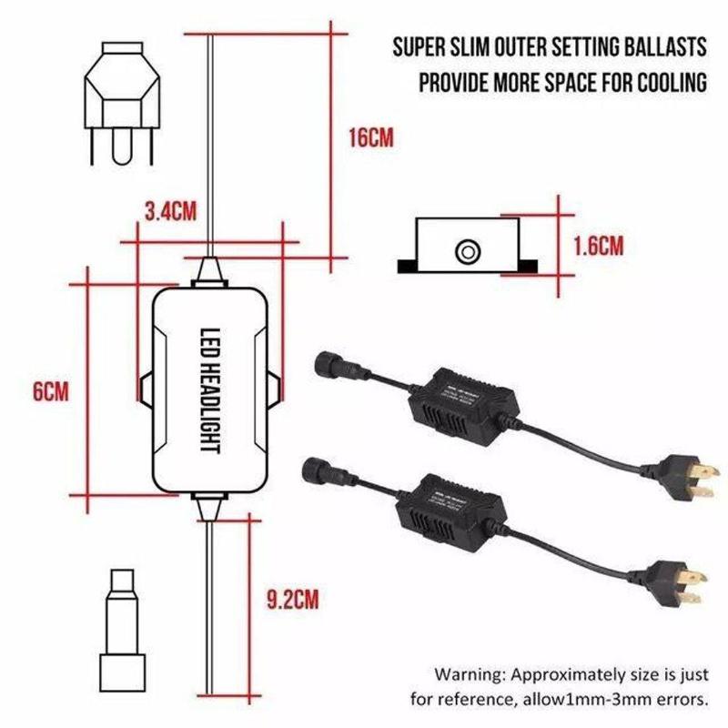 H8 H11 50W Philips LED Headlight Conversion Kit