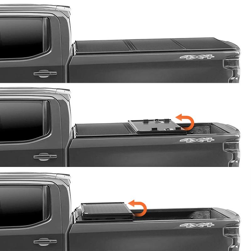 Roxmad Hard Tri-Fold Truck Bed Tonneau Cover 