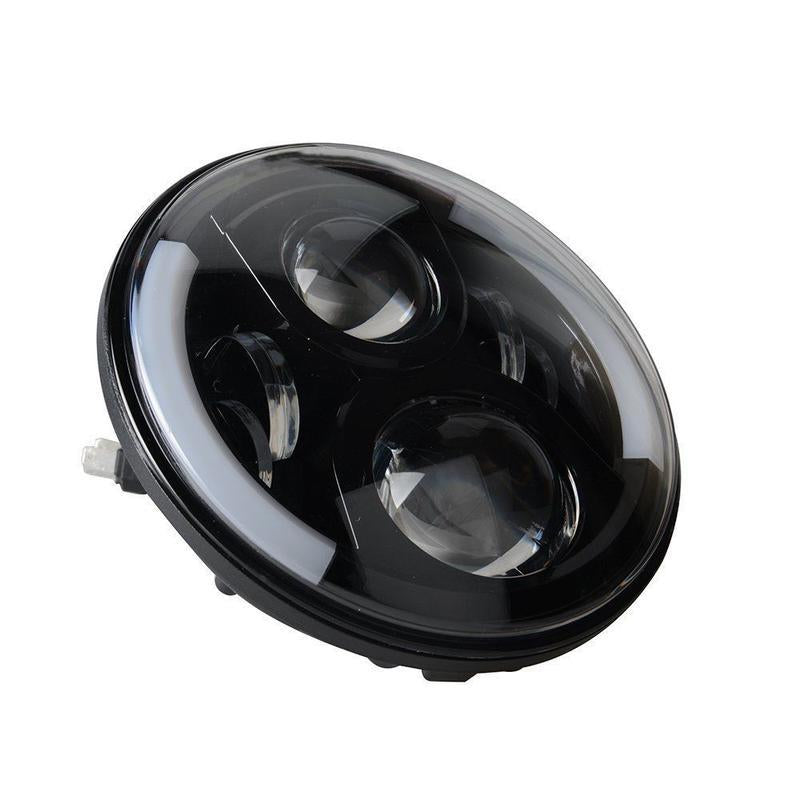 Harley 7 Inch Angel Eyes LED Headlight with Bracket