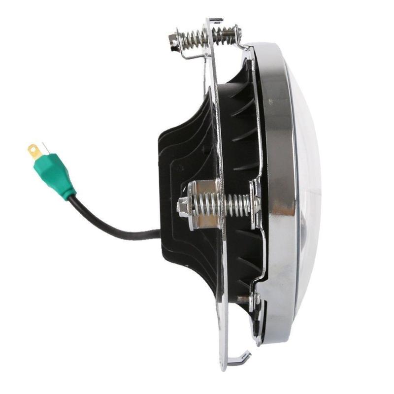 Harley LED Headlight with Mounting Bracket Ring 