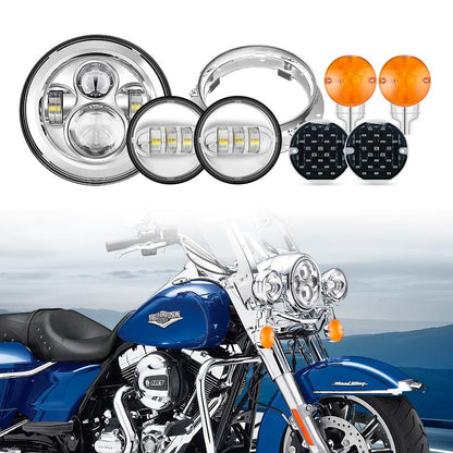 Harley Davidson LED Headlight, Passing, Turn signals Kit