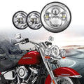 Harley Daymaker LED Headlight Passing Bracket Combo