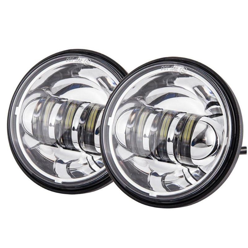 Indian Motorcycle 7" LED Projector Headlight + 4.5" Cree Fog Lights